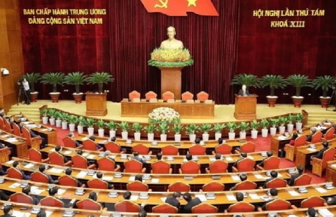 THÔNG BÁO NHANH KẾT QUẢ HỘI NGHỊ LẦN THỨ TÁM BAN CHẤP HÀNH TRUNG ƯƠNG ĐẢNG KHOÁ XIII