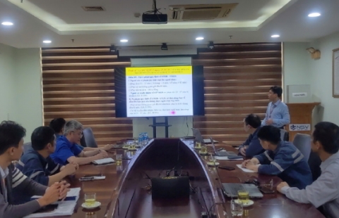 Thép Việt - Sing  đào tạo ATVSLĐ định kỳ cho nhóm 1 và nhóm 4