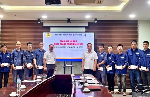 Rộn ràng Tháng Công nhân tại Thép Việt - Sing
