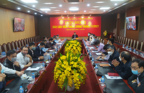 Đảng bộ NatSteelVina tham dự Hội nghị Báo cáo viên Trung ương tháng 11/2021