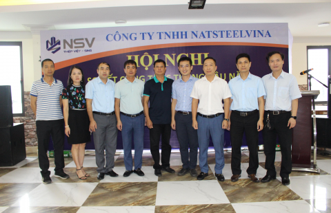 CÔNG TY TNHH NATSTEELVINA TỔ CHỨC HỘI NGHỊ SƠ KẾT CÔNG TÁC 6 THÁNG ĐẦU NĂM 2020﻿