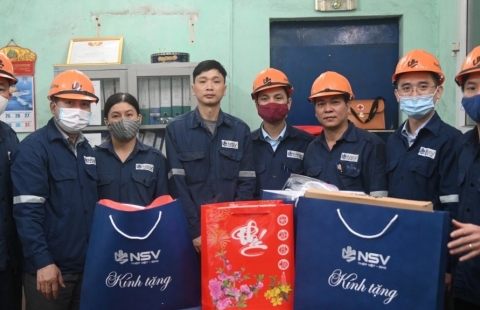 Công đoàn Công ty TNHH NatSteelVina chăm lo Tết cho CĐV và NLĐ đón xuân Tân Sửu 2021