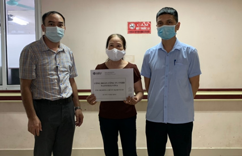Ủng hộ công đoàn viên Vũ Mạnh Tuấn không may bị tai nạn giao thông